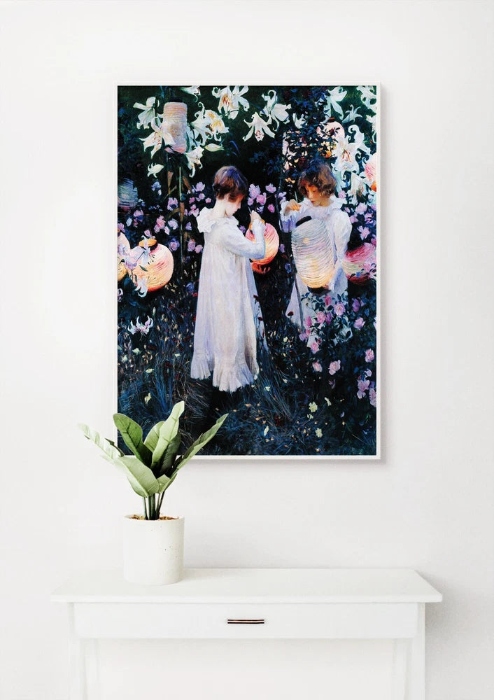 John Singer Sargent: Carnation, Lily, Lily, Rose. Art Giclee Museum Gift Print Carnation