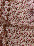 2 Y   pink fuchsia daisy flower Venise Venice Narrow   lace trim 1/2" US SHIPPER Daisies