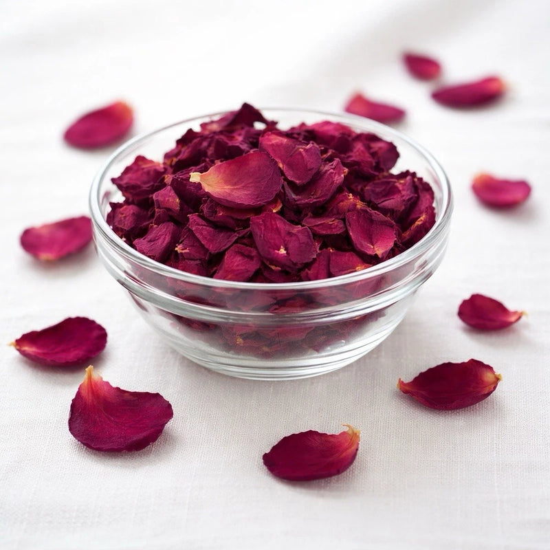 Rose Petal .5oz Natural Red Potpourri Wedding Confetti Bath Soap Candle Crafts Dried Flower