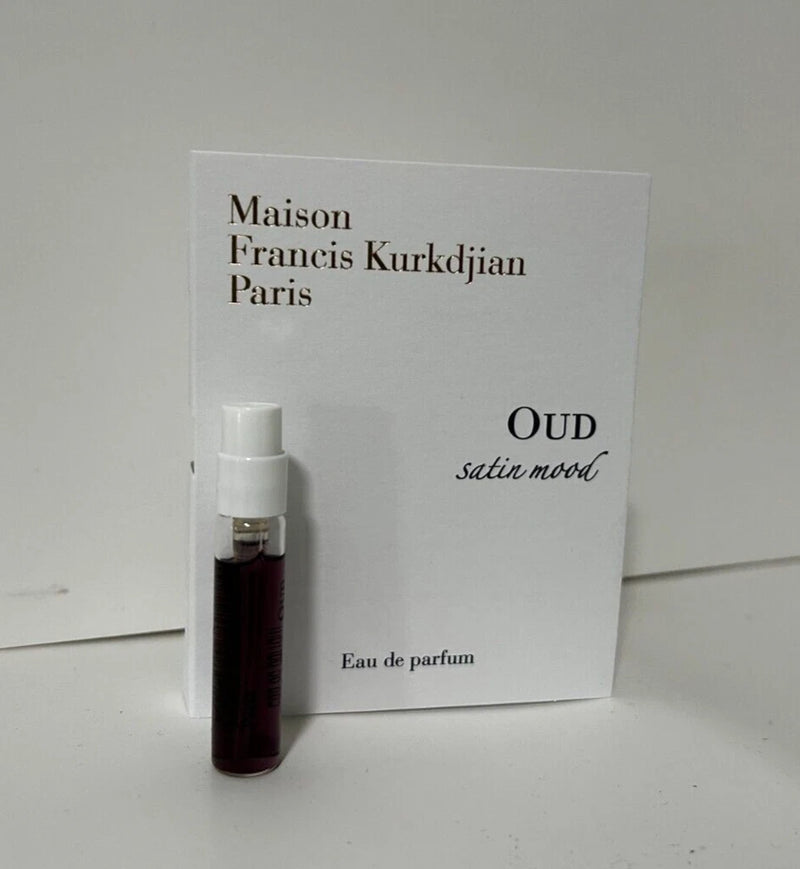 Kurkdjian Oud Satin Mood EDP Sample Vial 2ml - 0.06 fl oz New With Card EDP
