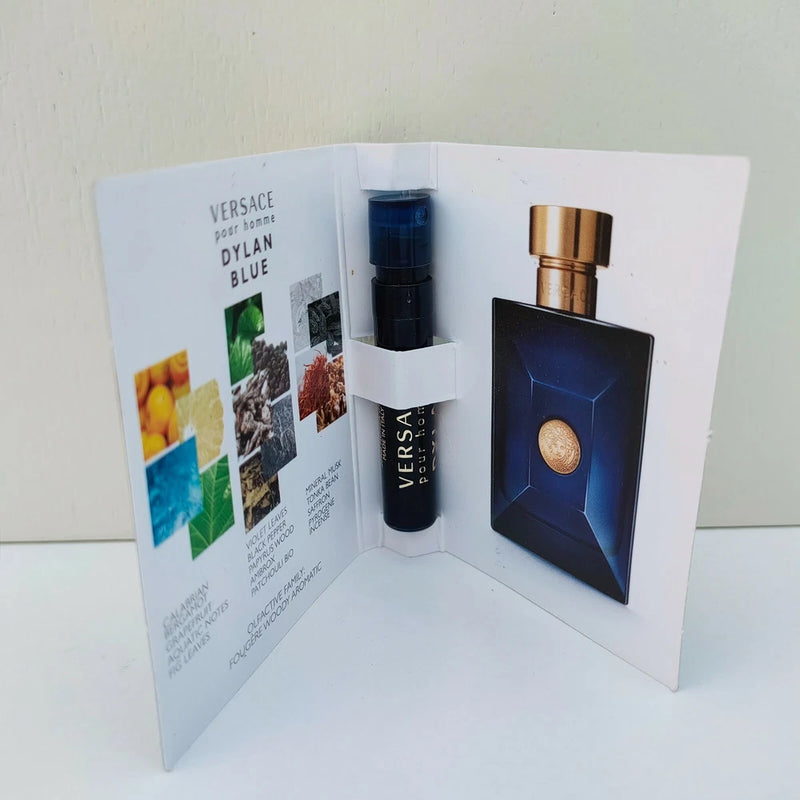 Versace Pour Homme Dylan Blue Eau de Toilette Spray mini Spray for men, 1ml, NEW EDT