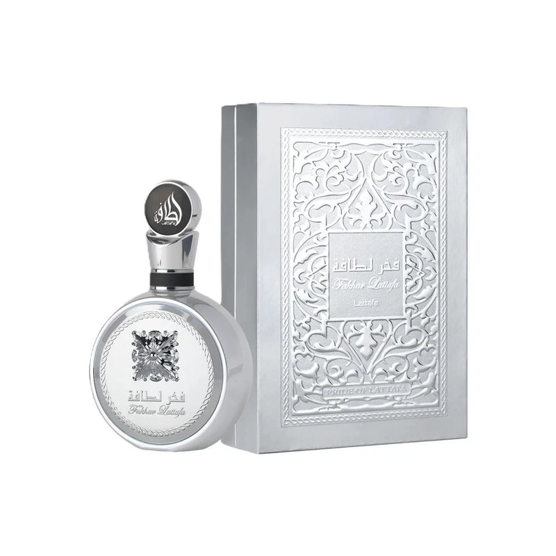 Lattafa Unisex Fakhar Platin EDP Spray 3.4 oz Fragrances 6290362345817 EDP