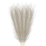 4 Pcs Pampas Grass 17.7" Fake Pampas Grass for Wedding Decoration Champagne Pampas Grass