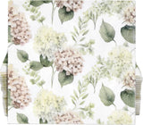 100 Pcs Hydrangea Scatter Floral Cocktail Beverage Napkins Hydrangeas Flowers Di Hydrangea