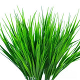 Plastic Artificial Grass 5PCS for Vase Wedding Outdoor Floral Decor 32cm 38cm Green Plant