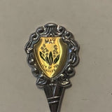 Hanna Alberta May Lily of the Valley Flowers collectable Souvenir Spoon PJ Lily