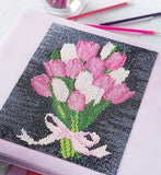 Diamond Dotting Art FLOWERS ~ Iris, Rose, Tulip, Leaves, Sunflower, Daisy + Sunflower