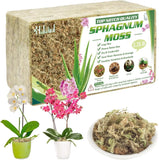 2.2LBS Natural Sphagnum Moss for Plants 40 QT Premium Peat Moss Dried Long Fiber Orchids