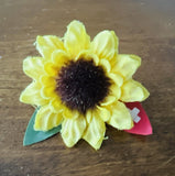Vintage Switzerland Pro Patria 1998 Plastic Pin Flag Sunflower Flower Sunflower