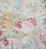NEW Ralph Lauren SHELTER ISLAND WHITE 100% Cotton Designer Fabric Remnants Flowering Plants
