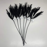 ASHLAND (6 PACK) Black Pampas Grass w/ Stem Made From Plastic & Iron Wire 716092 Pampas Grass