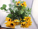 Faux Sunflower Bouquet Silk Flowers Sunflower