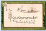 1911 Easter Quote Mary C Low  Lilies Flowers St. Paul Minnesota MN Postcard Lily