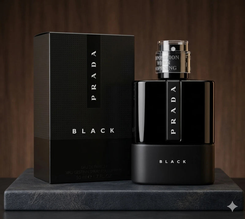 Prada Luna Rossa Black Eau de Parfum for Men 3.4 oz / 100 ml New with box EDP