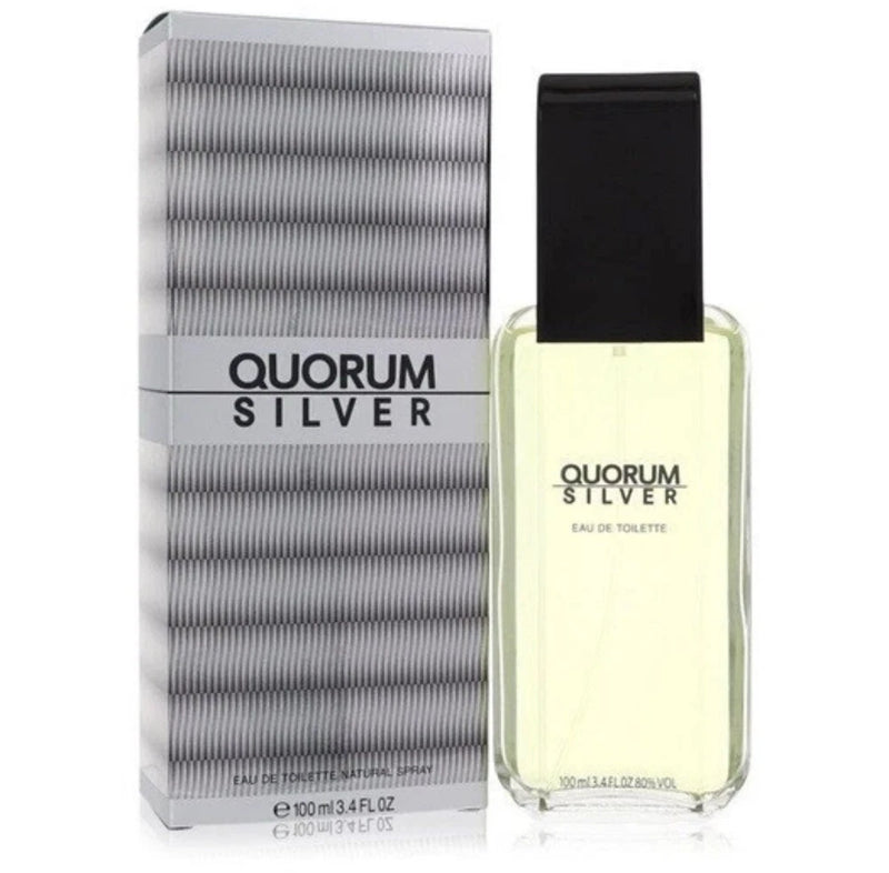 Quorum Silver Eau de Toilette Spray 100 ml 3.4 fl oz EDT