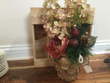 Unique Hydrangea Bouquet Silk Flowers Christmas centerpiece 3D Angels flower pot Hydrangea