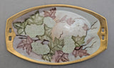 VTG RARE Made in Germany Hydrangea Flower Decorative Serving Plate/tray 11x7x0.8 Hydrangea