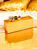 100% Natural Rose Dipped 24K Gold, 7 Inches Short Stem, Anniversary, Proposal, Roses