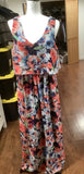 Lily Rose In Bloom WomenÕs Dress Size Large Tear Upper Front Lily