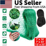 33FT x16FT Protection Netting Anti Bird Mesh for Crops Plants Pond Fruits Garden Garden Plants