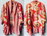 FIGUEROA & FLOWERS SUNFLOWER KIMONO WOMENS SIZE S Sunflower