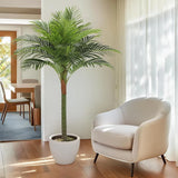 Palm Tree Artificial Tropical Plant 5FT Tall Faux Plants Indoor 5ft, Green Green Plant