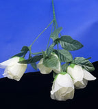 Floral Garden Non-Potted with Artificial Roses white Garden Plants