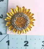 sunflower Brooch Pin Fashion Jewelry FAST Free Ship Sunflower