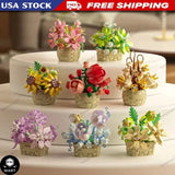 LEGO Icons Orchid Artificial Plant, Building Set with Flowers, Home Decor Gift Bouquet