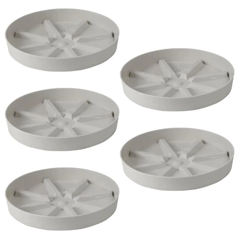 5PCS Gardening Flower Pot Trays 22 7x3 2cm for Plant Growth in Three Colors Garden Plants