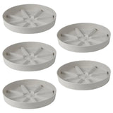 5PCS Gardening Flower Pot Trays 22 7x3 2cm for Plant Growth in Three Colors Garden Plants