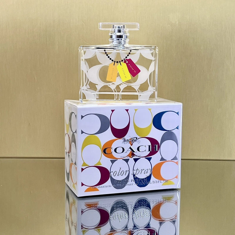 Coach New York COLOR Spray Women Perfume 100ml-3.3oz EDP SPR New & Sealed (BA31 EDP