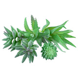 5PCS Artificial Succulent Plants Assorted Unpotted Garden Fake Flower Decor Green Plant