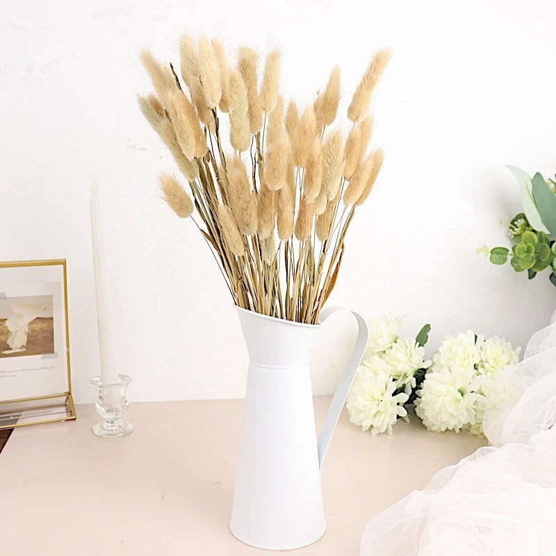 50 Stems 15" Rabbit Tail Dried Natural Pampas Grass Sprays Party Decorations Pampas Grass