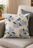 Btyrle Blue Hydrangea Flower Throw Pillow Cover 18x18 Inch 1 Decorative... Hydrangea