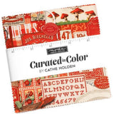 Curated In Color Moda Charm Pack 42 100% Cotton 5" Precut Fabric Squares Flowering Plants