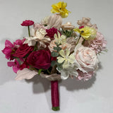 Elegant Silk Artificial Spring Flowers Wedding Bouquet Bridal Bridesmaid Hydrangea