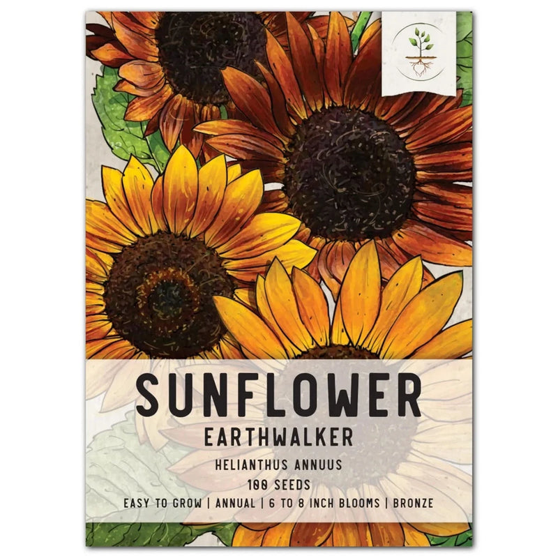 Earthwalker Sunflower Seeds For Planting (Helianthus annuus) Sunflower