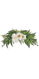Floral Peony Flower Swag Eucalyptus Swags Artificial White Arch Flower for We... Peony