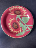 Nel Whatmore Certified International: 11 1/4" Dinner Plate Sunburst Sunflower Sunflower