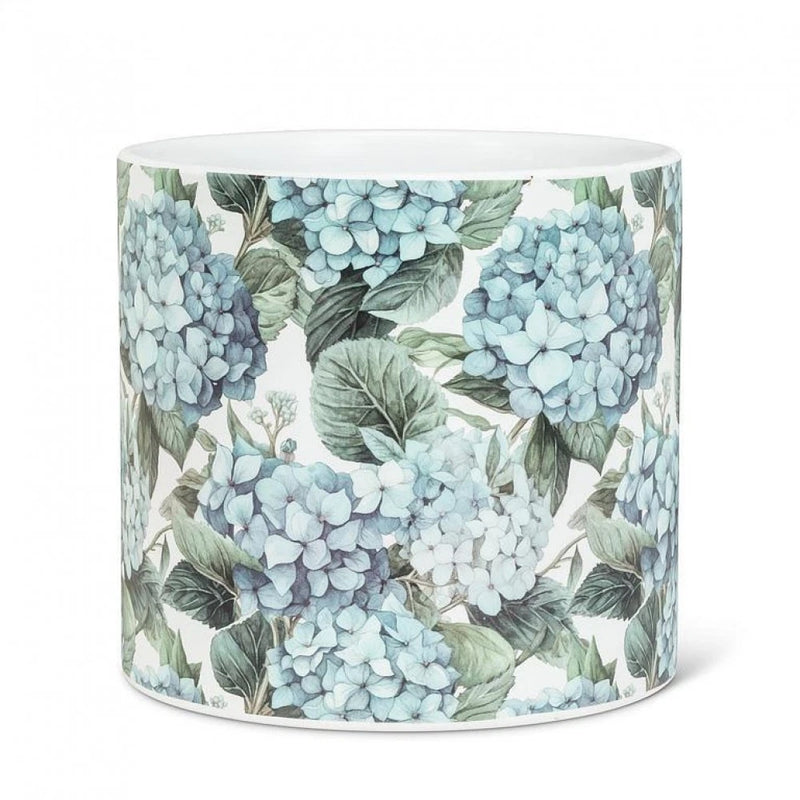 Blue Hydrangeas Print Planter Hydrangea