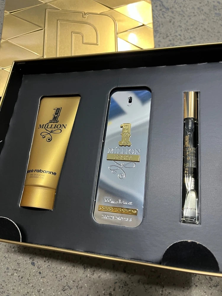 Paco Rabanne 1 Million Lucky edt 100ml 3-Piece Gift Set (Discontinued) EDT