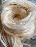 Lotus Flower Plant Long Fiber Bundle. 100% Natural Fiber. Semi Combed. Flowering Plants