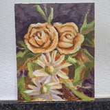 Abstract Flower Floral Daisy Painting Impreassionst Hydrangea
