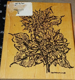 Large flower, Northwoods, hydrangea? Uncertain flower, B124,wooden Hydrangea
