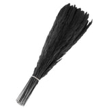 60Pcs Pampas Grass,17" Fake Pampas Grass for Wedding Decoration,Black Pampas Grass