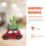 Car Plants Flower Pot Landscape Gardening Bonsai Desk Gift Garden Plants