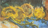 Oil Painting repro Vincent van Gogh: Four Withered Sunflowers Sunflower