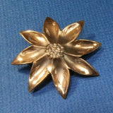 Sunflower 8 petal flower Copper 1" BROOCH PIN BROACH 10/20 A10 Sunflower