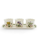 Portmerion-Botanic Garden Bouquet Herb-pot set- Set of 4 Garden Plants